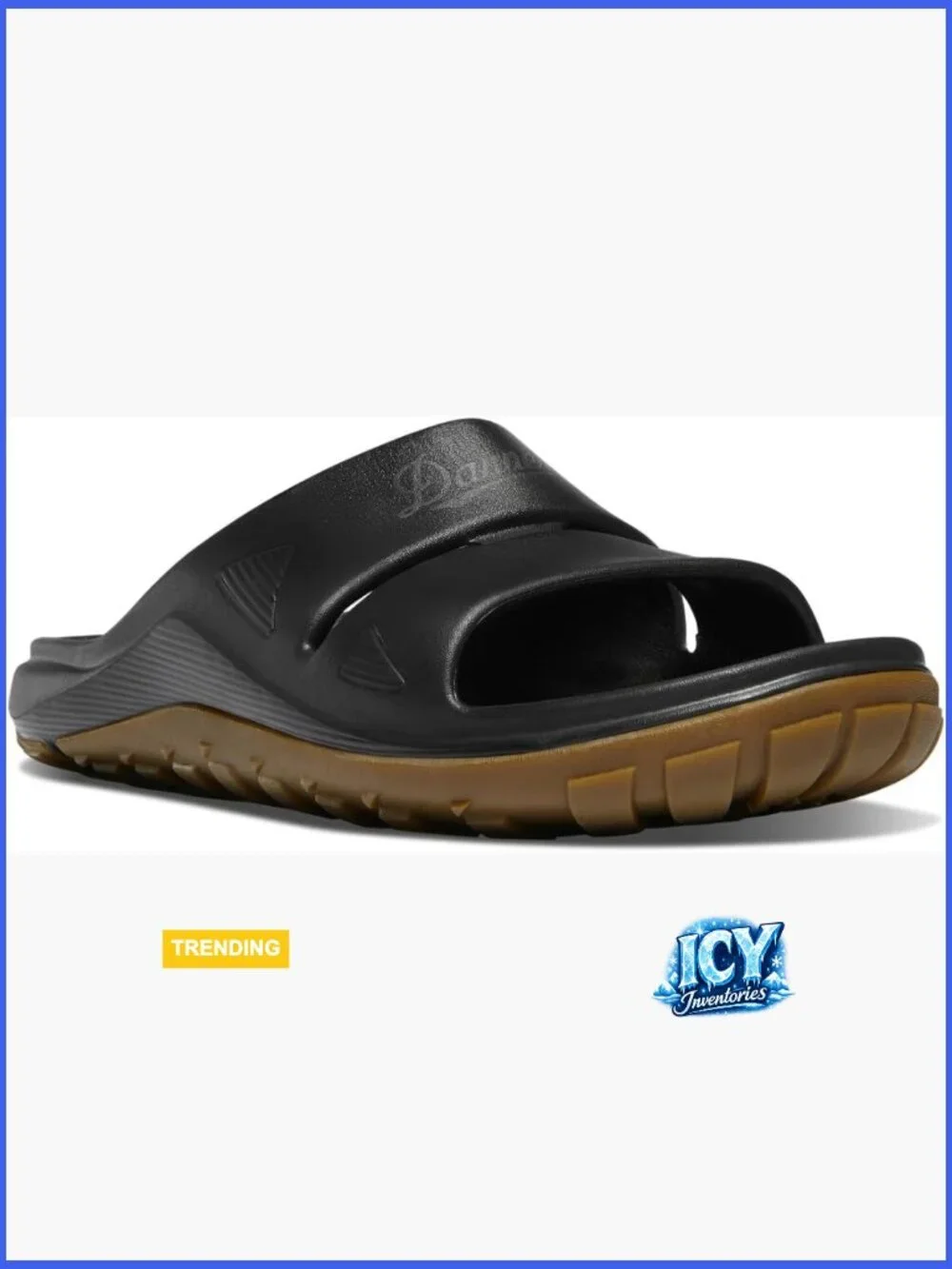 Men's Slide Sandals - Comfortable, Durable Leather Outdoor Footwear